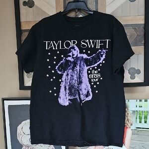 Taylor Swift The Eras Tour Black Tee